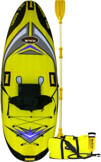 Rave Sports Sea Rebel Inflatable One person Kayak with Paddle Today $