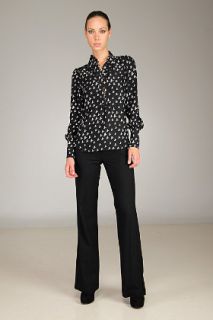 Juicy Couture  Mallard Ruffle Black Blouse for women