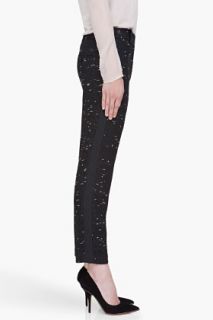 3.1 Phillip Lim Black Cropped Pencil Trousers for women