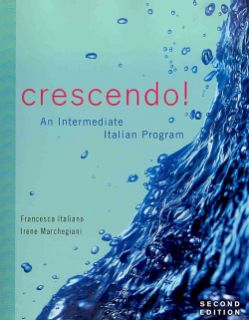 Crescendo An Intermediate Italian Program Today $147.23