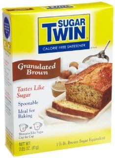 SugarTwin, Granulated Brown Calorie Free Sweetener, 2.85 Ounce Boxes