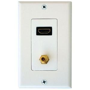 HDMI and Coaxial Wall Plate Electronics