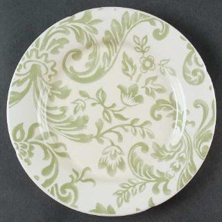Better Homes and Garden Floral Damask Green Palm Salad