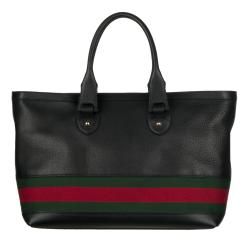 Gucci Heritage Leather Tote Bag