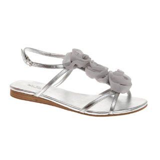 ALDO Anagnos   Women Flat Sandals   Silver   5: Shoes