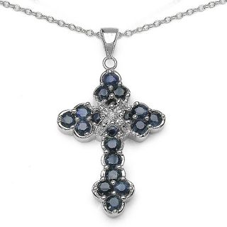 blue sapphire cross necklace msrp $ 149 99 today $ 62 99 off msrp