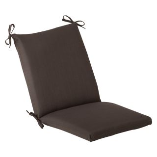 Pillow Perfect Outdoor Brown Square Chair Cushion