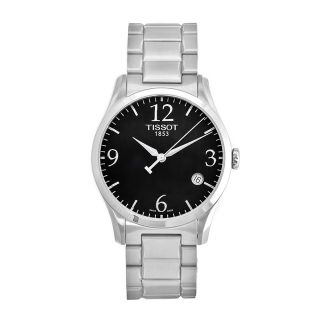 Tissot Mens Stylis T Stainless Steel Watch Compare $497.31 Today $