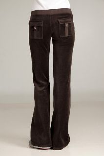 Juicy Couture  Brown Velour Drawstring Pants for women