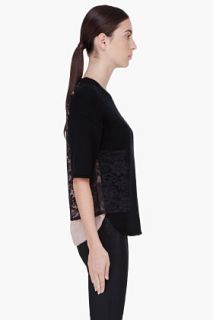 By Malene Birger Black Lace Back Biby Blouse for women