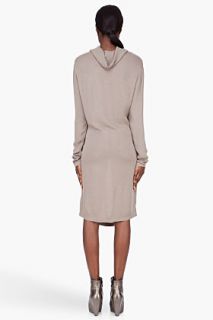 Silent By Damir Doma Taupe Knotted Turtleneck Dress for women