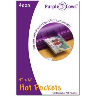Purple Cows Lamination Pouches (Pack of 140)