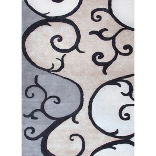 Hand tufted Gray Wool/ Silk Rug (36 x 56) Today $131.99 Sale $118