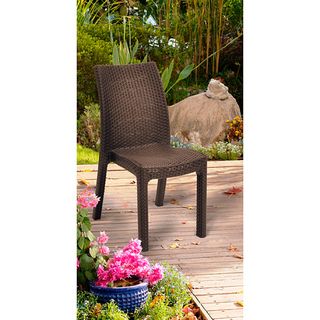 Mykonos Brown Stackable Chairs (Set of 4)