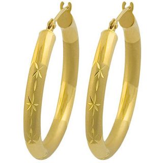 Diamond cut Hoop Earrings Today $142.99 4.5 (2 reviews)