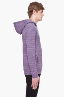Paul Smith Jeans Violet Hooded Sweatshirt for men
