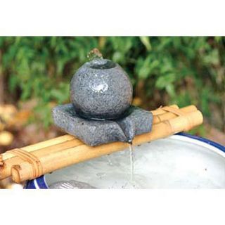 Sphere Figurine 12 inch Bamboo Water Spout and Pump Kit (Vietnam
