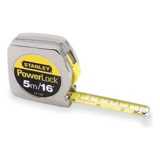 Stanley 33 158 Measuring Tape, 16 Ft/5M, Chrome