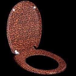 Jaguar Skin Print Designer Melamine Toilet Seat Cover