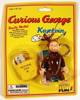 Curious George Keychain Newspaper Bag Toys & Games
