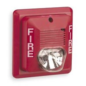 Federal Signal FSF201ST 024R Horn/Strobe, Alarm, Fire