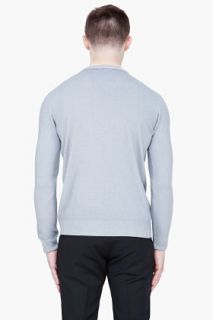 Lanvin Grey Stonewash Cashmere Sweater for men