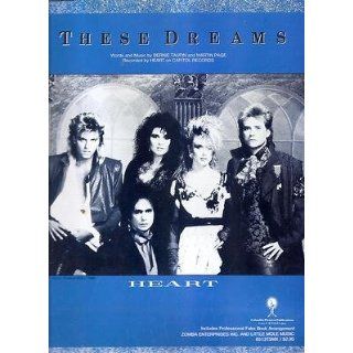 Sheet Music 1985 These Dreams Heart 236 