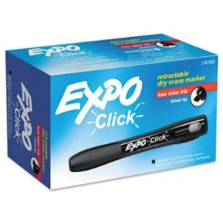 Expo Click Retractable Low Odor Chisel Tip Dry Erase