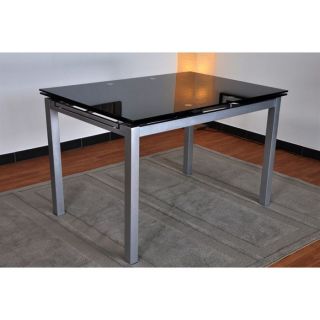 BORA Table extensible 120/200cm grise et noire   Achat / Vente TABLE A