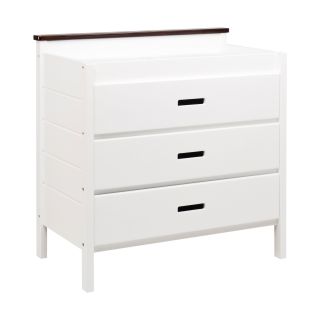 Baby Mod Modena White/ Espresso 3 drawer Changer Table Today $235.99