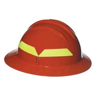 Bullard FH911HR ORA Fire Helmet, Orange, Full Brim