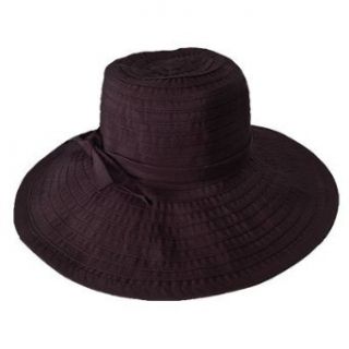 Packable Crushable Travel Hat 4 brim, HS238 (Black