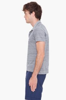 Orlebar Brown Washed Grey Felix Polo for men