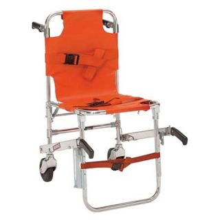 Ferno MODEL 40 ORANGE Stair Chair, 36x20x27, Orange