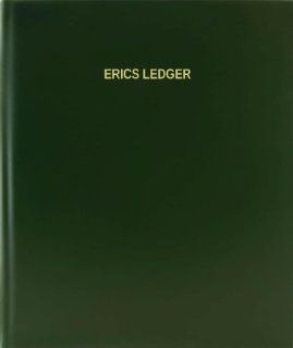 BookFactory® Erics Ledger   120 Page, 8.5x11, Green