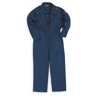 Bulwark CNB2NV RG/38 Flame Resistant Coverall, Navy, M, HRC1