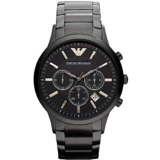 Emporio Armani AR2453 Classic Black Chronograph Mens Watch Watches