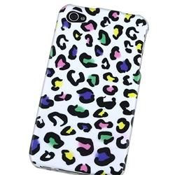 Snap on Colorful Leopard Case for Apple iPhone 4