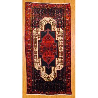 Ivory/ Red Hamadan Wool Rug (48 x 93) Today $366.99