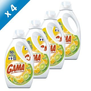 GAMA Lessive liquide Cascade dagrumes x4   Achat / Vente LESSIVE GAMA