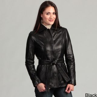 Collezione Womens Plus Italia Leather Jacket