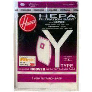 Hoover Inc/Tti Floor Care AH10040 2PK Hoover 3M HEPA Bag
