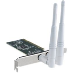 Intellinet Network Solutions IEEE 802.11n (draft) PCI   Wi Fi Adapter