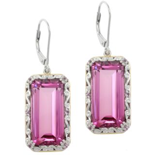 Kunzite Quartz and Pink Sapphire Earrings Today $151.99