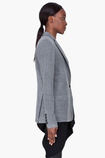 Damir Doma Grey Wool Classic Blazer for women