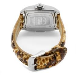 Invicta Womens Lupah Light Brown Patent Leather Watch
