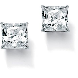 gold cubic zirconia stud earrings msrp $ 165 00 today $ 74 99 off