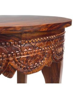 Hand Carved Occasional Table (India)