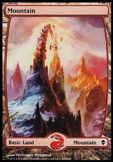  Magic the Gathering Mountain (244)   Zendikar Toys & Games
