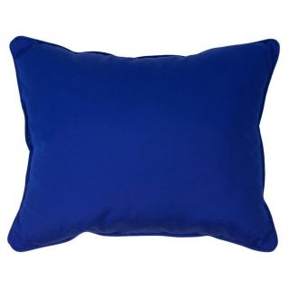Canvas Blue Corded Outdoor Pillows (Set of 2)